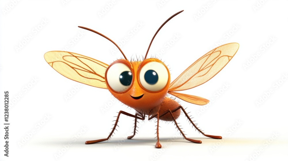 Fototapeta premium mosquito, isolated on white