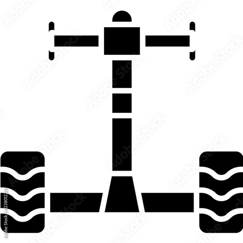 Segway icon single vector illustration