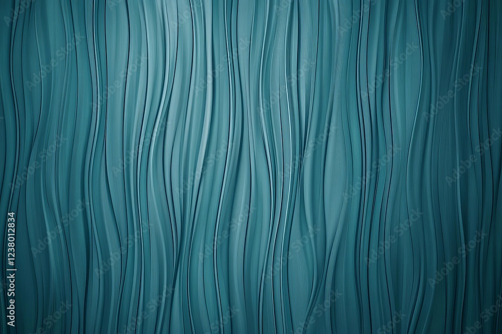 Teal wavy textured background. Teal wavy textured background.