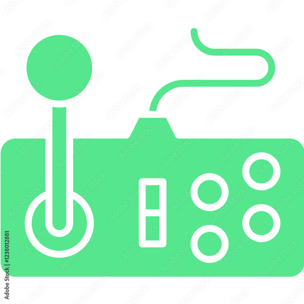 Joystick icon single vector illustration Joystick icon single vector illustration