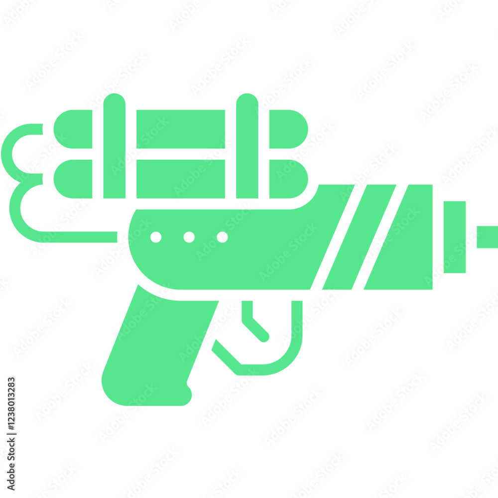 Water Gun icon single vector illustration Water Gun icon single vector illustration