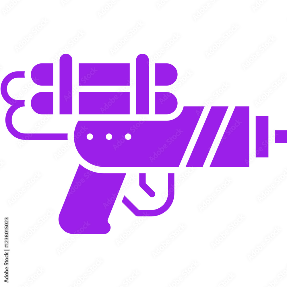 Water Gun icon single vector illustration Water Gun icon single vector illustration