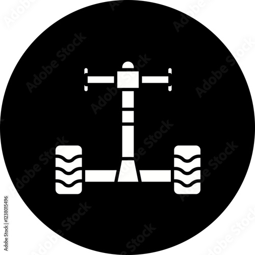 Segway icon single vector illustration