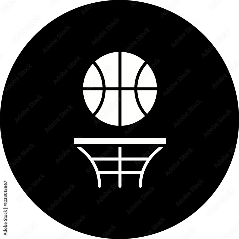 Basketball icon single vector illustration Basketball icon single vector illustration
