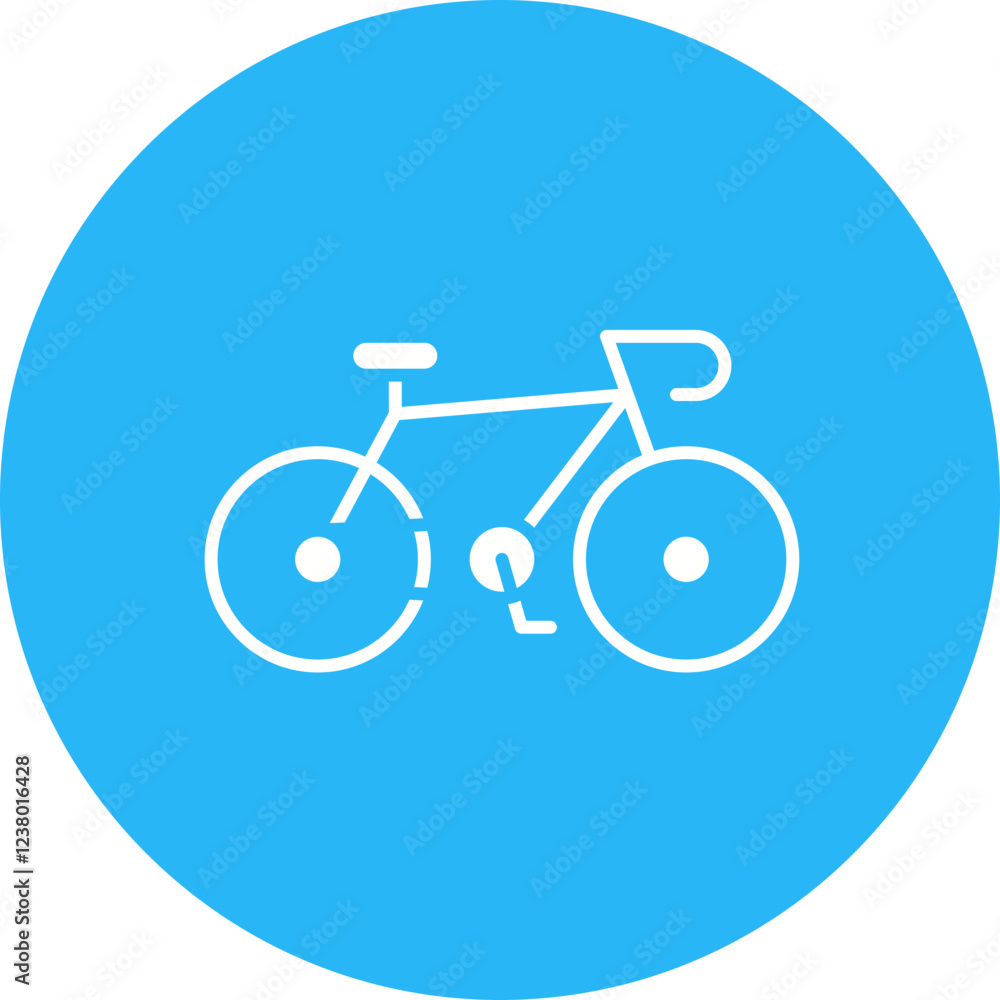 Bycicle icon single vector illustration Bycicle icon single vector illustration