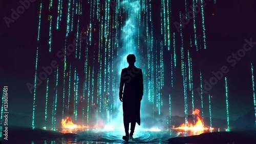 generative video. wizard awareness of astral energies of the subtle plane