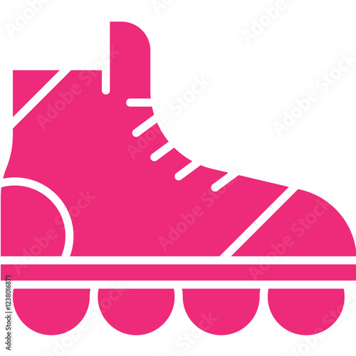 Roller Skate icon single vector illustration