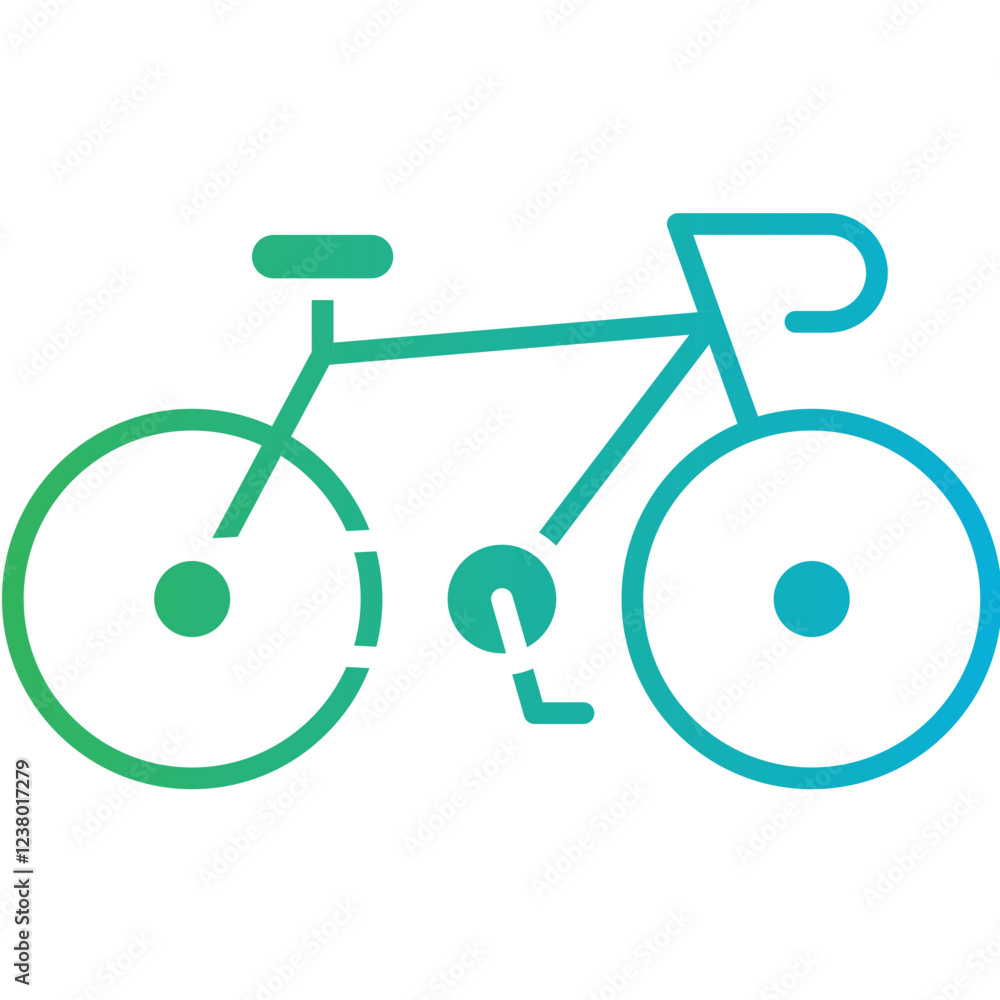 Bycicle icon single vector illustration Bycicle icon single vector illustration