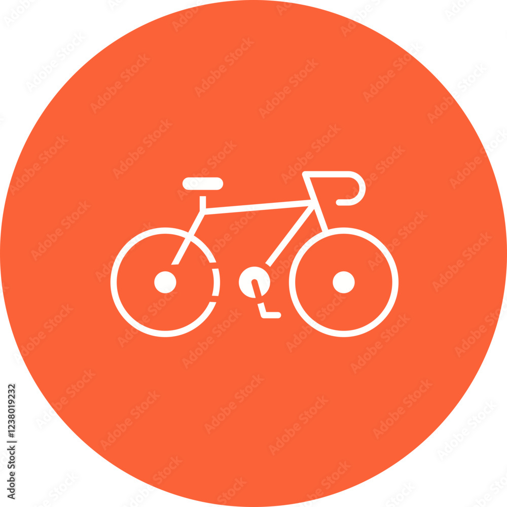 Bycicle icon single vector illustration Bycicle icon single vector illustration