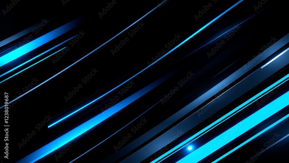 Dynamic Blue Lines Abstract Technology Background Dynamic Blue Lines Abstract Technology Background