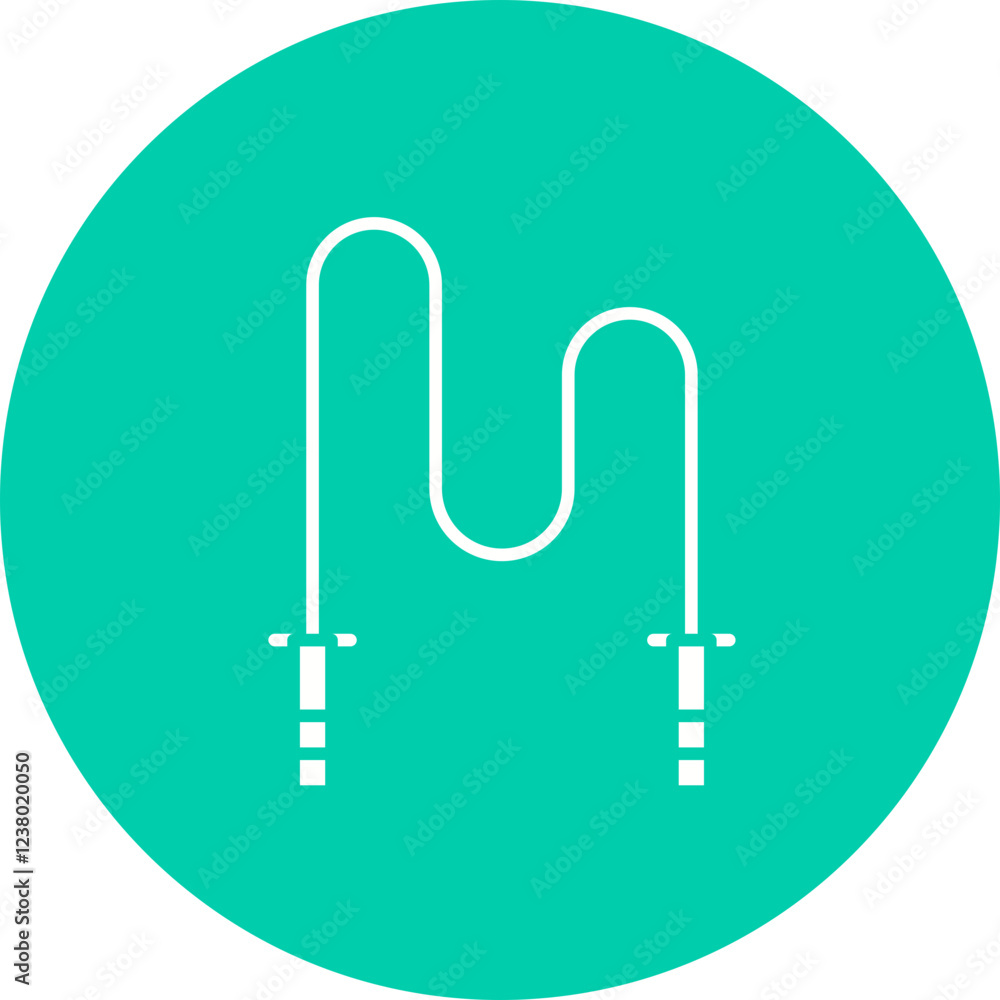 Jumping Rope icon single vector illustration Jumping Rope icon single vector illustration