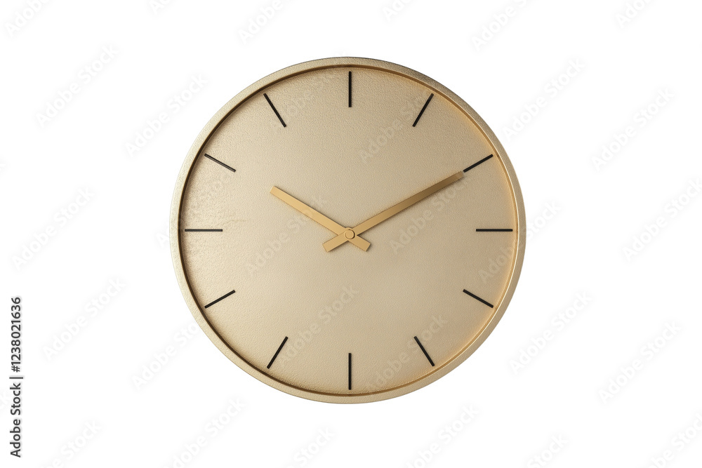 a 3D wall clock isolated on a transparent background a 3D wall clock isolated on a transparent background