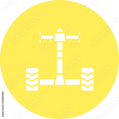 Segway icon single vector illustration