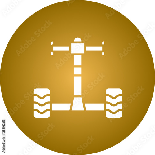 Segway icon single vector illustration