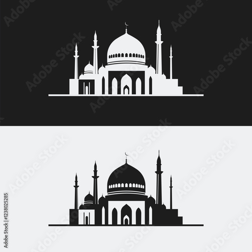 illustration of mosque