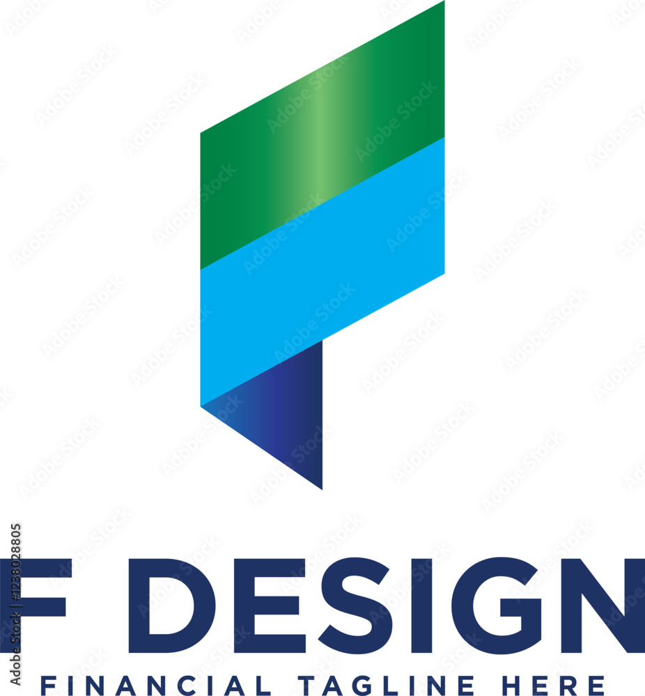 Letter leaf F Accounting & Finance VECTOR Logo design Letter leaf F Accounting & Finance VECTOR Logo design