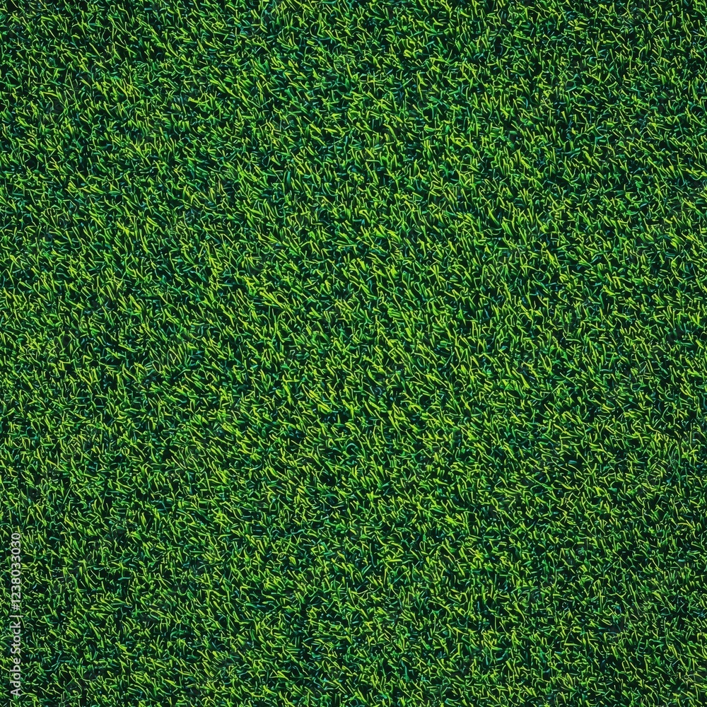 Fototapeta premium Close-up view of lush green grass texture for background or design use