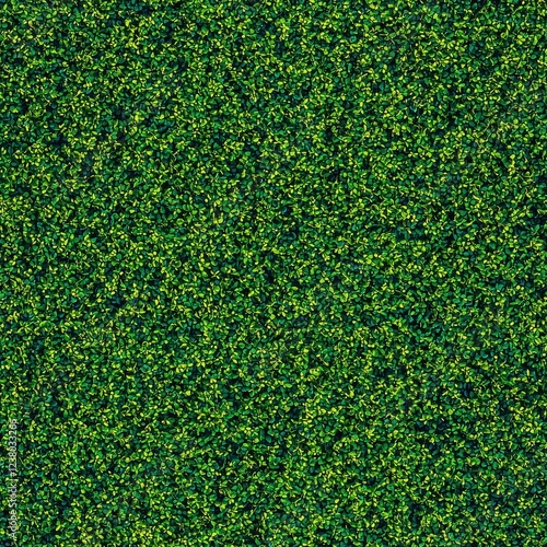 Close-up view of lush green hedge foliage texture background