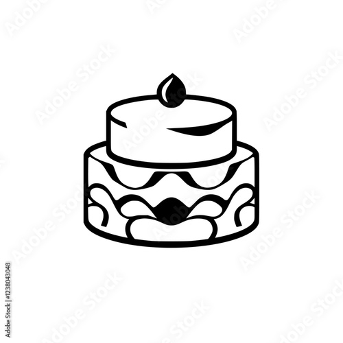 A delectable layered cake, a symphony of sweetness and flavor. Indulge in this exquisite pastry, a true culinary masterpiece.