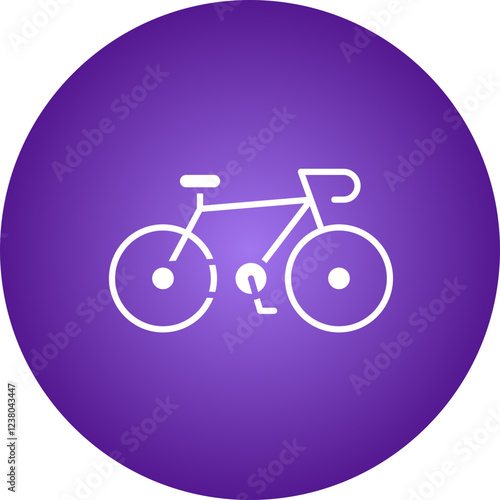 Bycicle icon single vector illustration