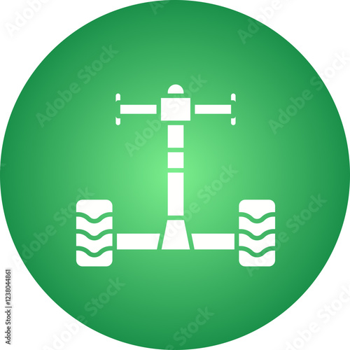 Segway icon single vector illustration