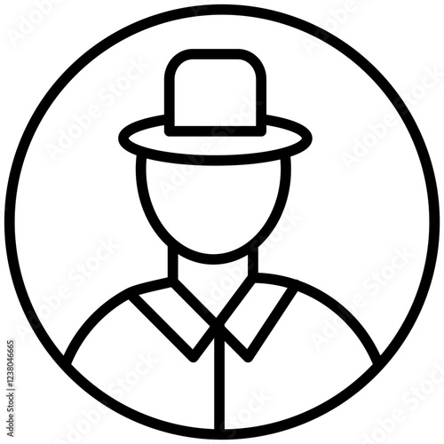 Spyware Line Icon Style