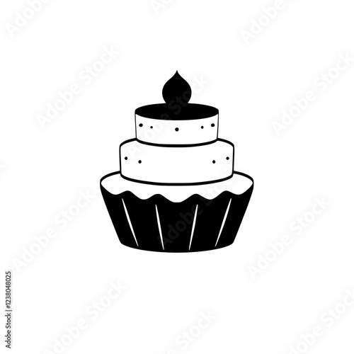 Scrumptious Two-Layered Cake: A Delightful Dessert for Any Occasion. Perfect for birthdays, weddings, or simply satisfying your sweet tooth.