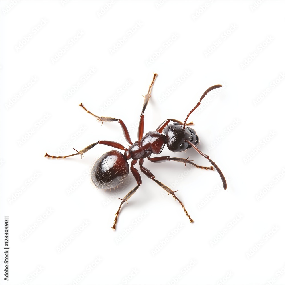 Isolated Ant on White Background for Marketing Campaigns Isolated Ant on White Background for Marketing Campaigns