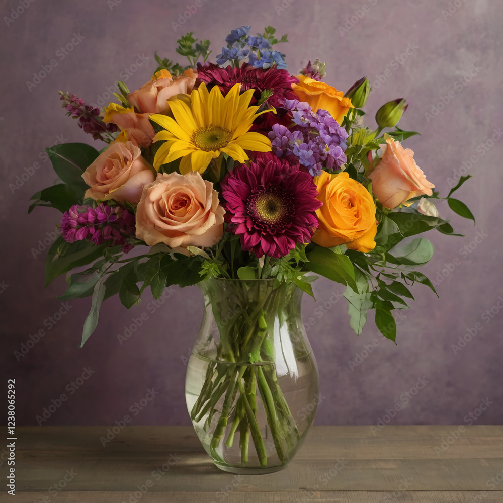 Fresh Flower Bouquet Display