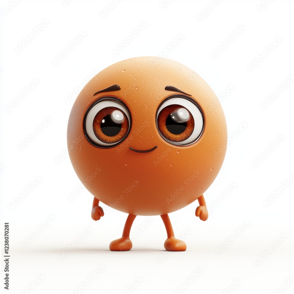 Playful Mars character with mischievous eyes and tiny arms floating in space, placed on a bright white background Playful Mars character with mischievous eyes and tiny arms floating in space, placed on a bright white background