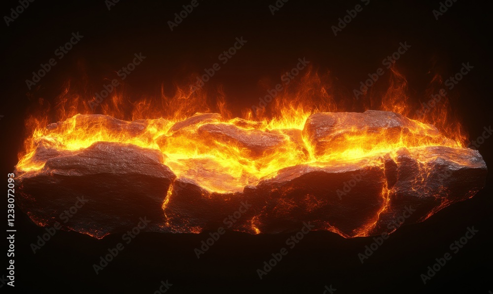Crackling log fire glowing against a dark background, creating a cozy and inviting atmosphere. Crackling log fire glowing against a dark background, creating a cozy and inviting atmosphere.