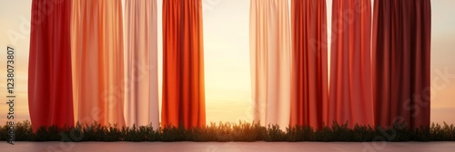 Negotiation Harmony Visual Vibrant Diplomatic Flags and Abstract Handshake Design - Business Collaboration Content and Cross-Cultural Resolution Representation