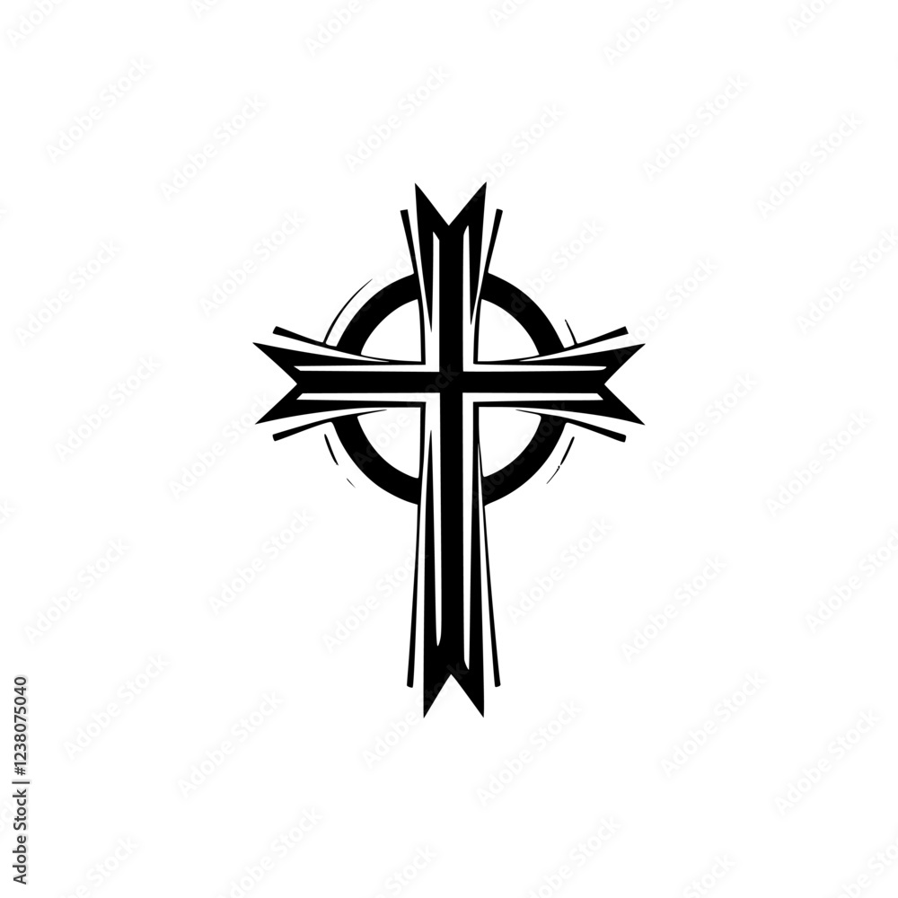 Elegant Cross Design: A Symbol of Faith and Spirituality. Perfect for religious art, websites, or inspirational projects. Simple yet powerful graphic. Elegant Cross Design: A Symbol of Faith and Spirituality. Perfect for religious art, websites, or inspirational projects. Simple yet powerful graphic.