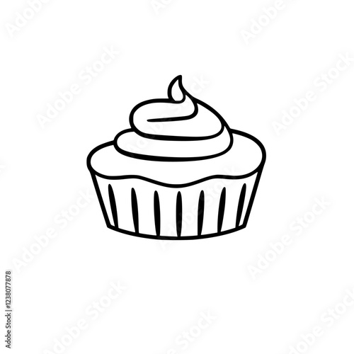 A delightful cupcake, a sweet treat, perfect for any occasion. Indulge in its creamy frosting and soft cake. A mouthwatering dessert that satisfies your cravings.