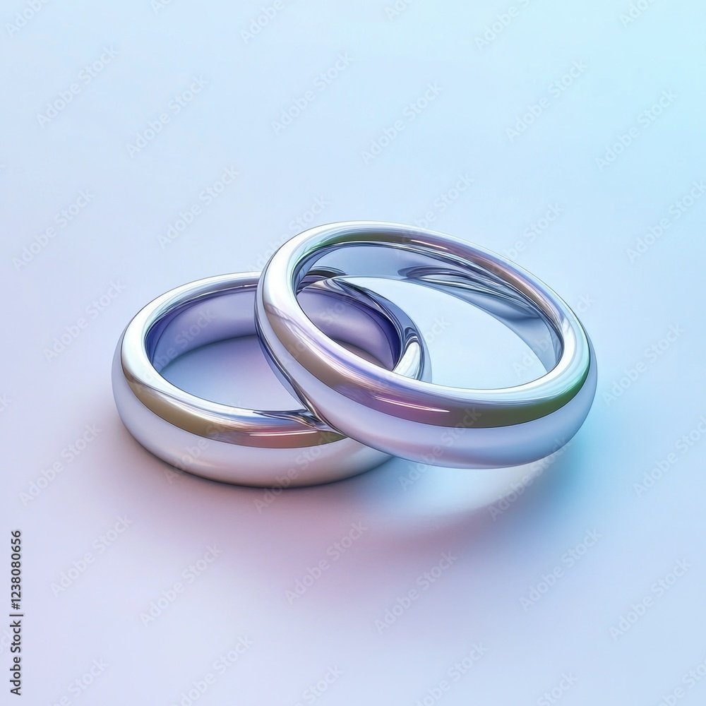 Elegant wedding rings symbolizing love. Elegant wedding rings symbolizing love.