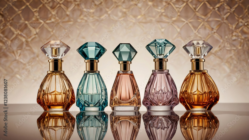 Obraz premium Luxury Perfume Bottles