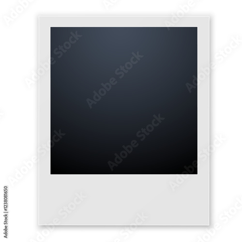  Photo frame polaroid. Ideal as a template for text, images or graphics. Can be used in design, social media, websites or print. PNG