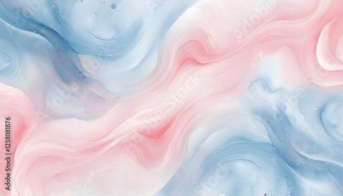 Wallpaper Mural Abstract Pink and Blue Swirling Marble Design Torontodigital.ca