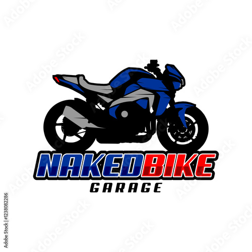 vector logo motorcycle naked bike sports