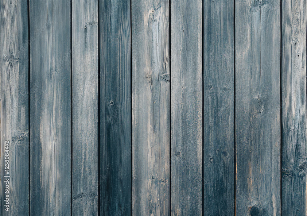 Naklejka premium Rustic Blue Wooden Plank Wall Texture for Background and Design Projects