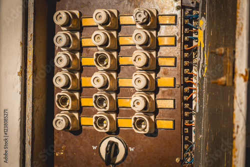 Foto old fuse box