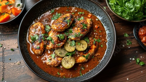 Wallpaper Mural Homecook Creates Delicious Chicken Marsala Kitchen Food Photography Cozy Environment Close-up Culinary Delight Torontodigital.ca