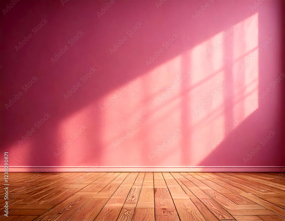 pink room with shadow background for product placement display show pink room with shadow background for product placement display show