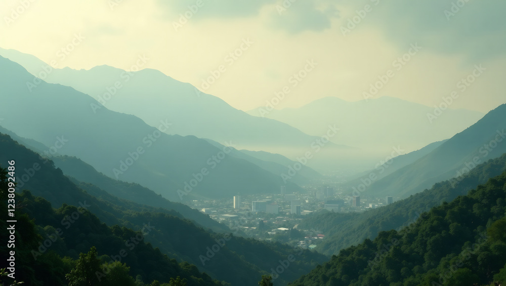 Obraz premium Chiangmai Mountain Haze