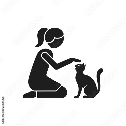 Petting Cat Icon