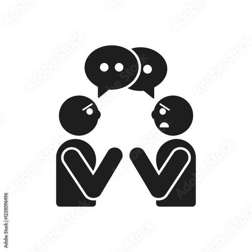 Argument Conflict Discussion Icon