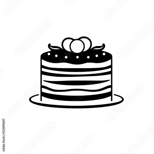 Layered Cake: A Delicious Dessert for Any Occasion. Indulge in the sweetness and rich flavors of this delectable treat, perfect for birthdays, parties, or any celebration.
