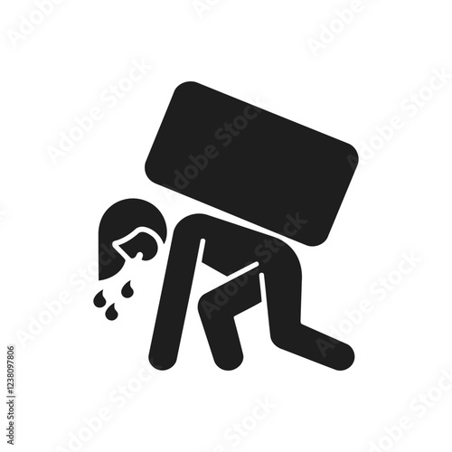 Heavy Burden Crying Icon