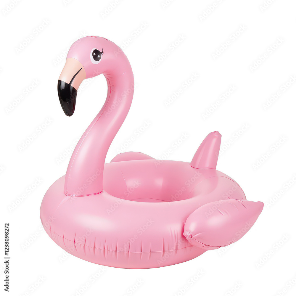 Inflatable flamingo pool float, vibrant pink inflatable for summer fun, perfect for beach days and relaxation by the water. Isolated on white background or PNG Inflatable flamingo pool float, vibrant pink inflatable for summer fun, perfect for beach days and relaxation by the water. Isolated on white background or PNG