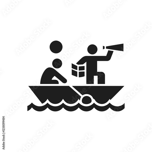 Rowing Boat Icon